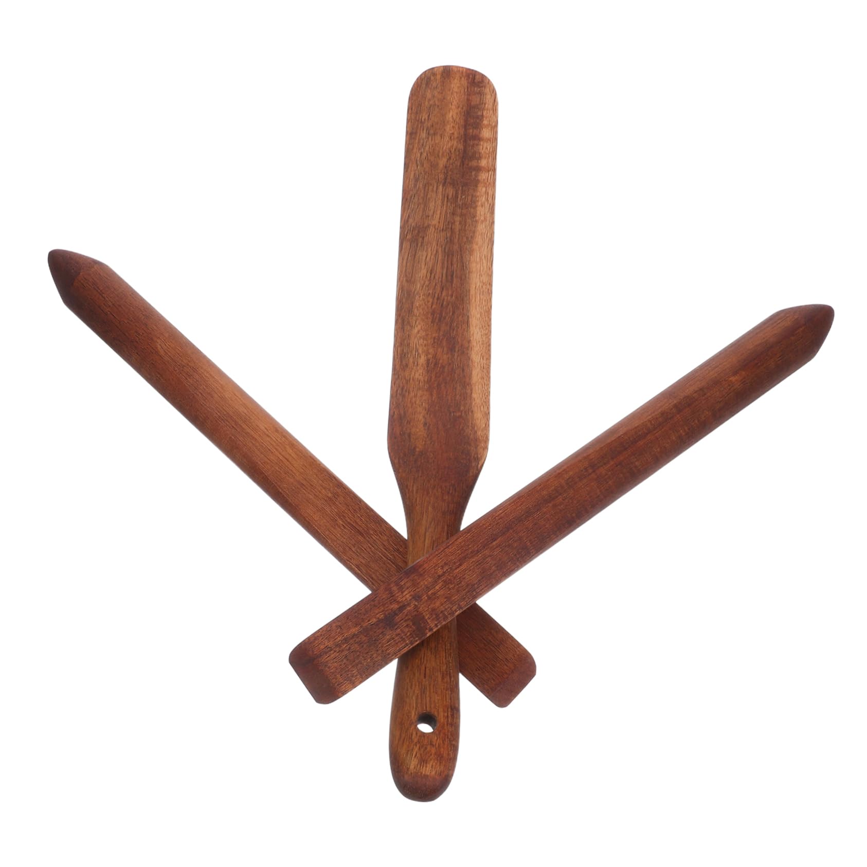 LABRIMP 3 Piezas Madera de Acacia para Remover Masa Madre Varillas de Madera para Mezclar Pan de Acacia para Cocina y Hornear Utensilios de Cocina