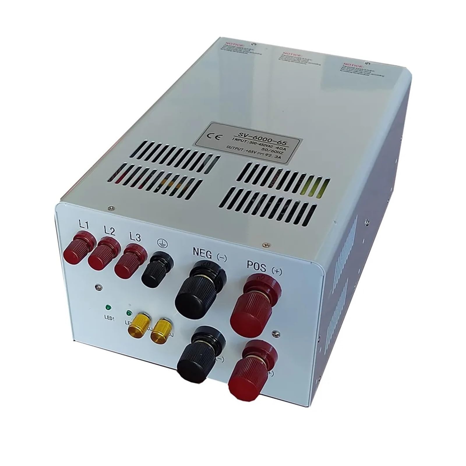 Zasilacz impulsowy o mocy 6 kW, konwerter AC-DC 0–12 V na 0–300 V