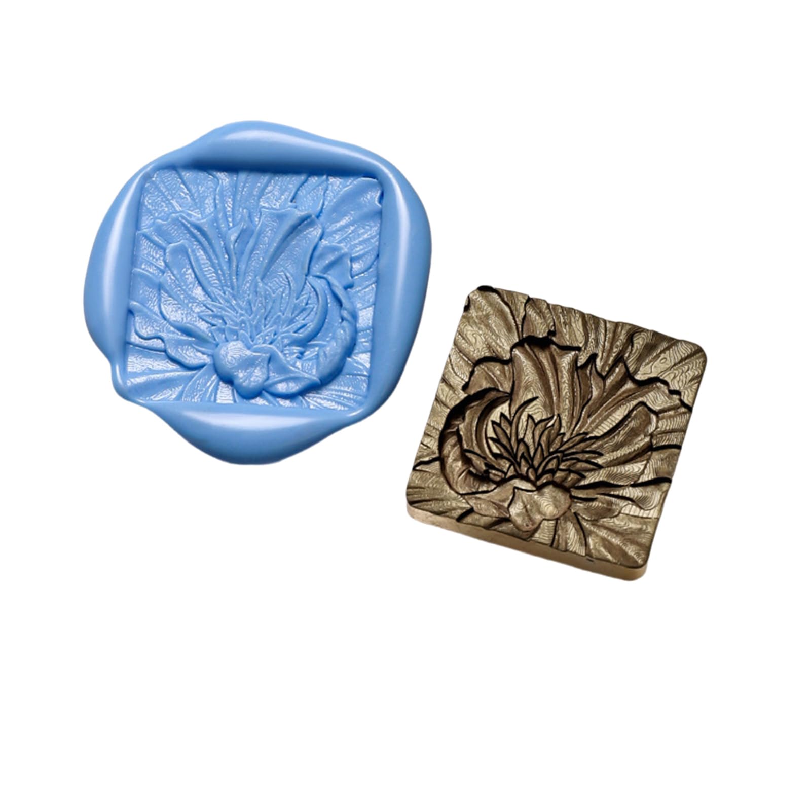 Kalttoy B Wax Stamp Head Replacement Flower Wax Seal Stamp Head For Wedding Invitation, Valentines Card Supplies Seal