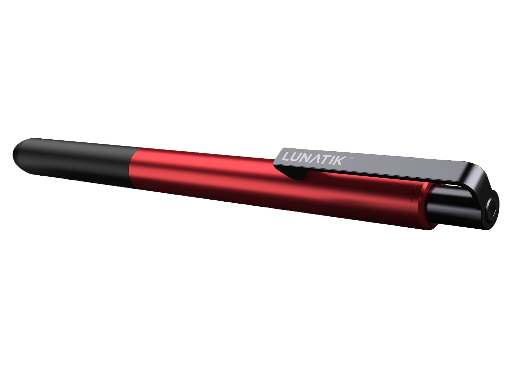 Lunatik Alloy Touch Pen for Touch Screen Device - Red
