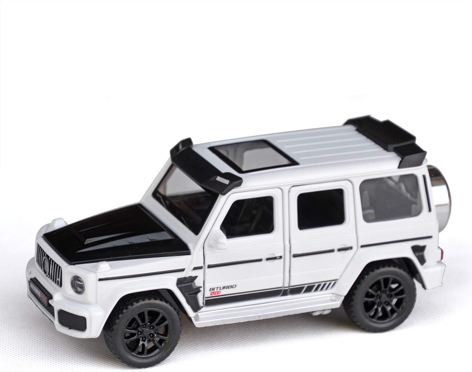 Tianmei 1:32 SUV Kids Toys Die-Cast Alloy Metal Car Model Collection Children Play Vehicle (BBS - White)
