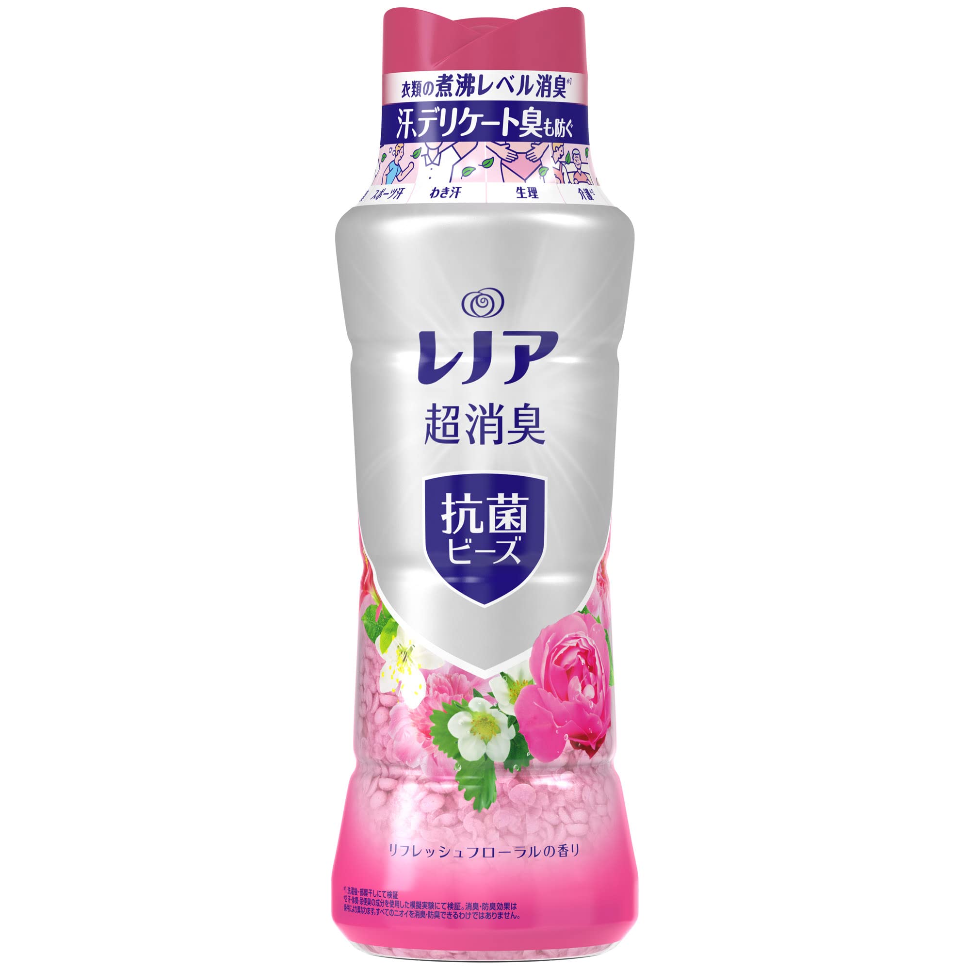 Amazon | レノア 超消臭+ 抗菌ビーズ リフレッシュフローラル 本体 