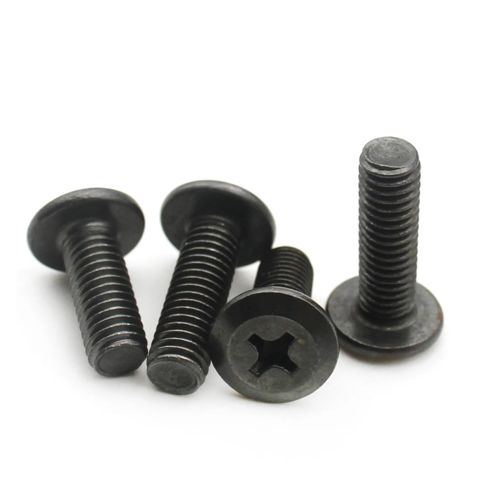 ZHGUIMING Tornillos de cabeza plana empotrados en cruz acero al carbono negro M4 M5 M6 M8, pernos avellanados for muebles, sujetadores gabinete grande(M6x55mm -20pcs)
