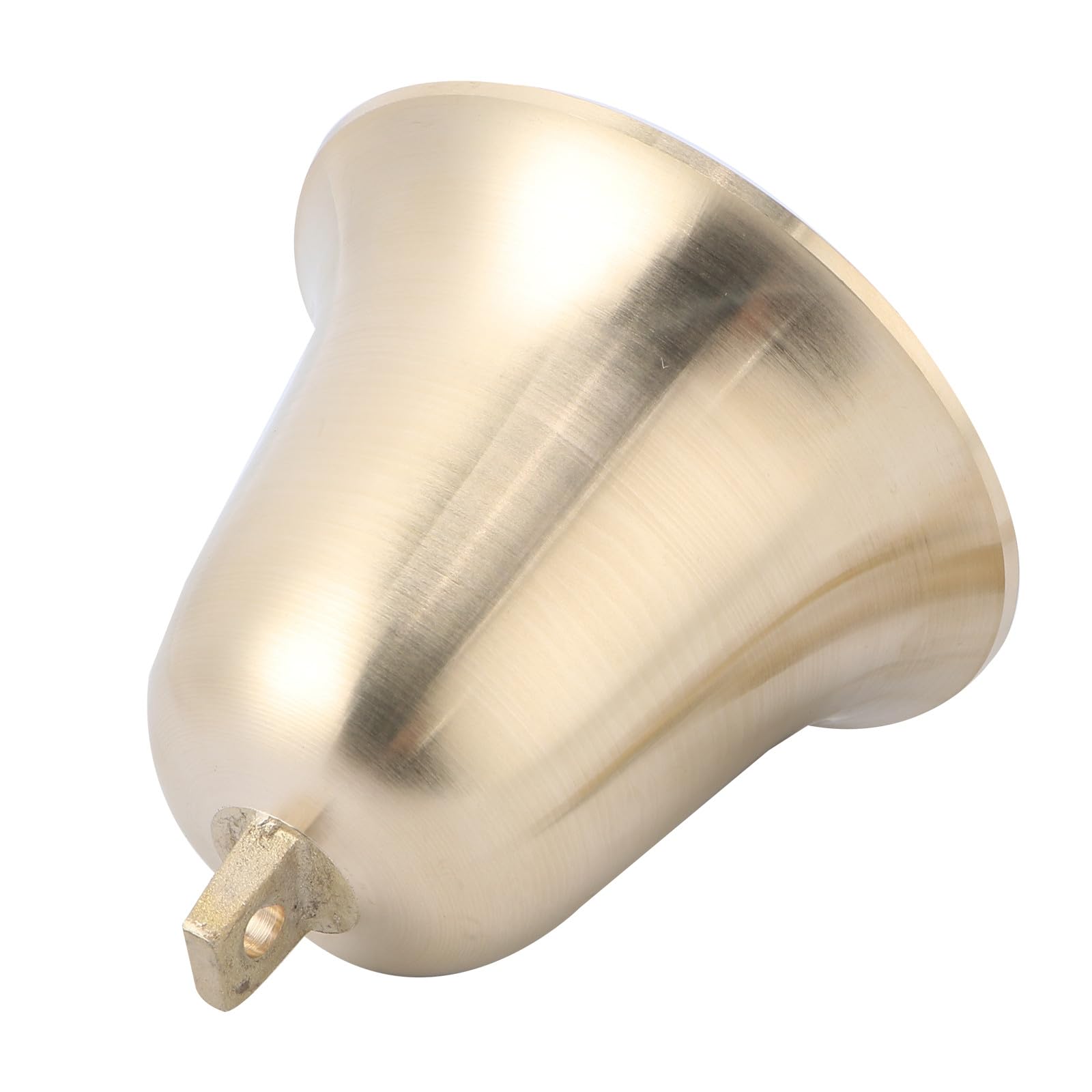 Cloche de jardin suspendue en laiton doré 10,5 cm avec accessoire sonore de cour