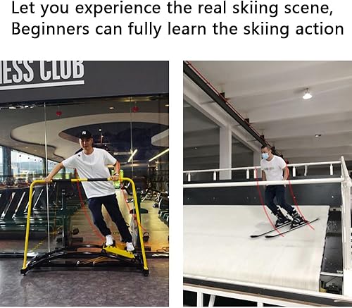 Miniatura 3 de Máquina de esquí, equipo de entrenamiento de glúteos, escalonadores para ejercicio en casa, máquina de entrenamiento de equilibrio corporal,