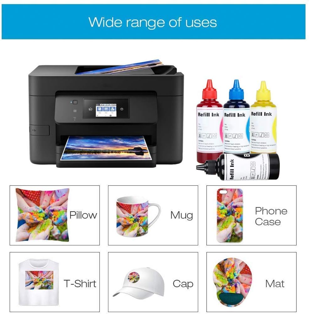Exclusive Discount 90% Price TBTeek Sublimation Ink Work with ET-7700, ET-7750 ET-2720, ET-2750, ET-4700 ET-4760 ET-15000 Inkjet Printers Heat Press Transfer on T-Shirts Mugs (ICC Profile Available) New Deal TBTeek Sublimation Ink Work with ET-7700, ET-7750 ET-2720, ET-2750, ET-4700 ET-4760 ET-15000 Inkjet Printers Heat Press Transfer on T-Shirts Mugs (ICC Profile Available)