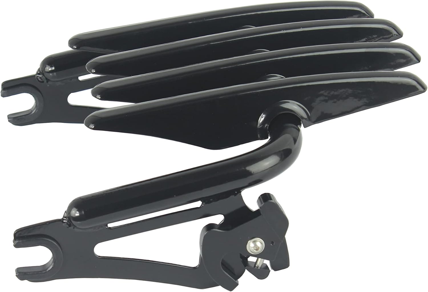 YHMOTO Stealth Detachable Luggage Rack Compatible for Harley Touring Street Glide Road King Electra Glide 2009-2024 (Black)