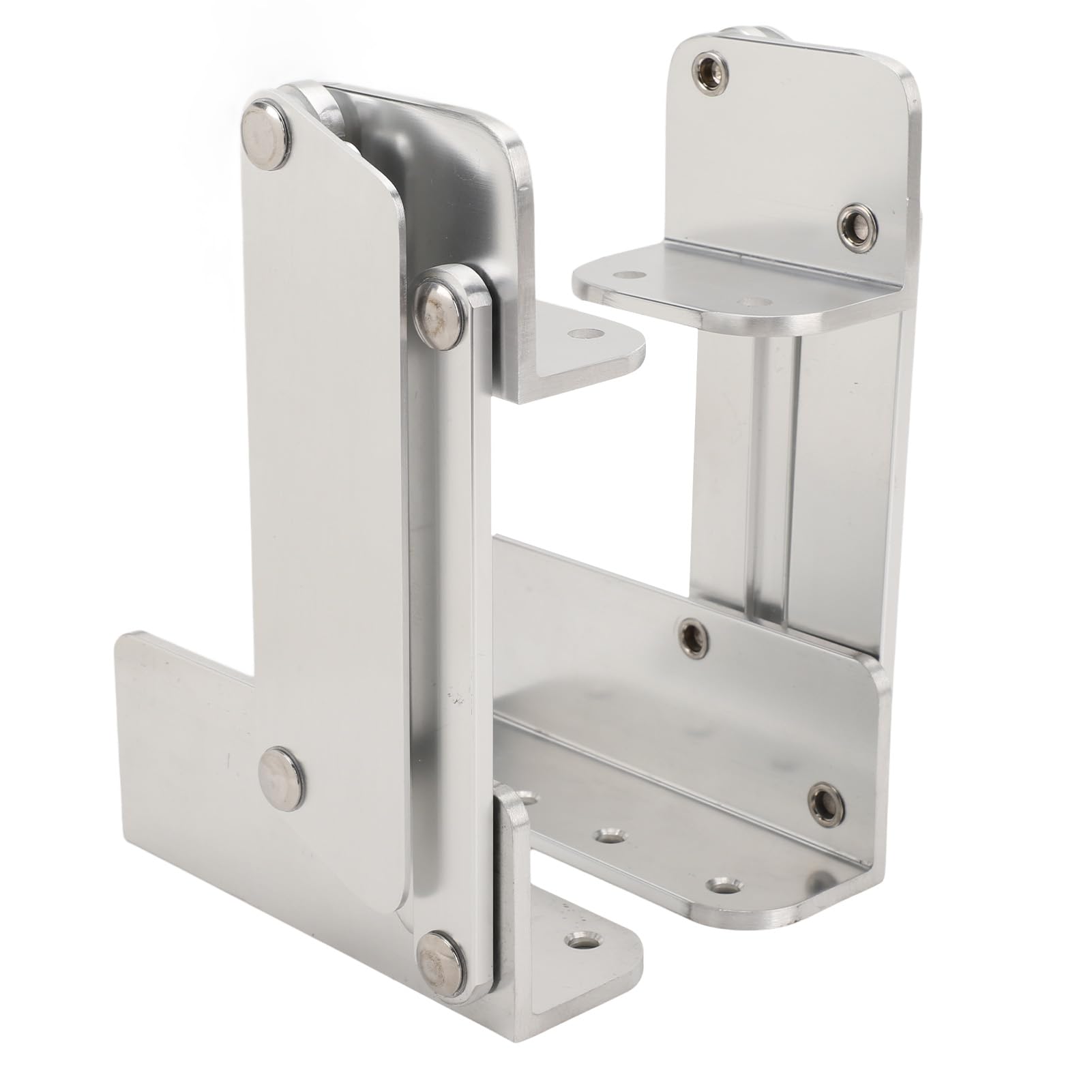 Knagi Składane do łodzi, 6 Mm Stop Aluminium 0 120 Stopni, Knagi Składane do łodzi, Doków Morskich z Gładkimi Krawędziami i Narożnikami Wymiany Zawiasów w Luksusowym Jachcie