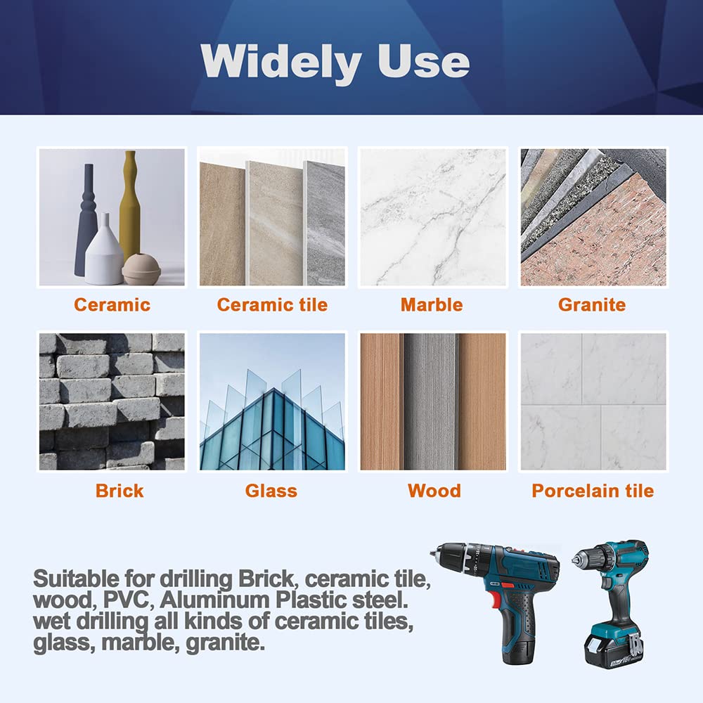 Foret De Diamant, Forage Trou Scie-cloches Pour Céramique Verre Marbre Carrelage Grés (16 Mm) | Leroy Merlin