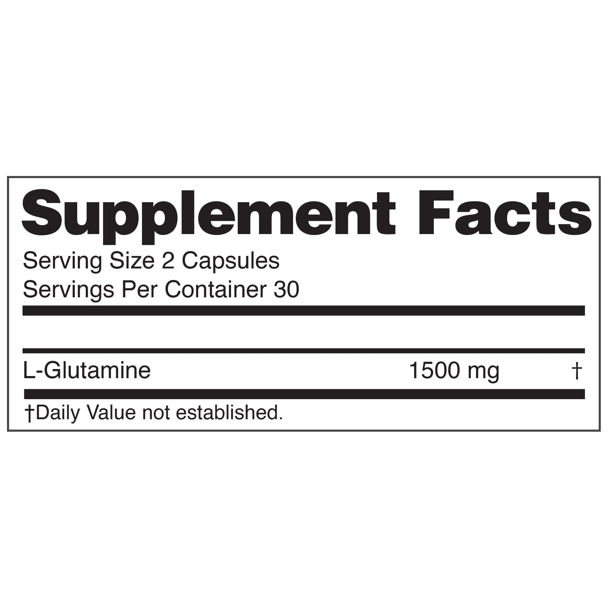 Nugenix Essentials L-Glutamine, 1500mg Botanical Glutamine Amino Acid, 60ct — Amazon image 6