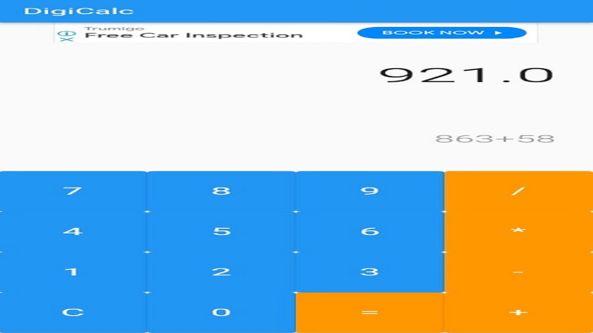 Calc A simple calculator App on Amazon Appstore