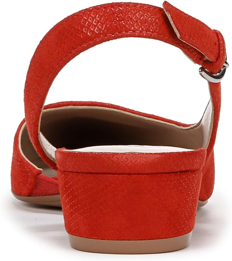 Naturalizer Womens Banks Pump Maserati Red Suede 11 W - Image 3