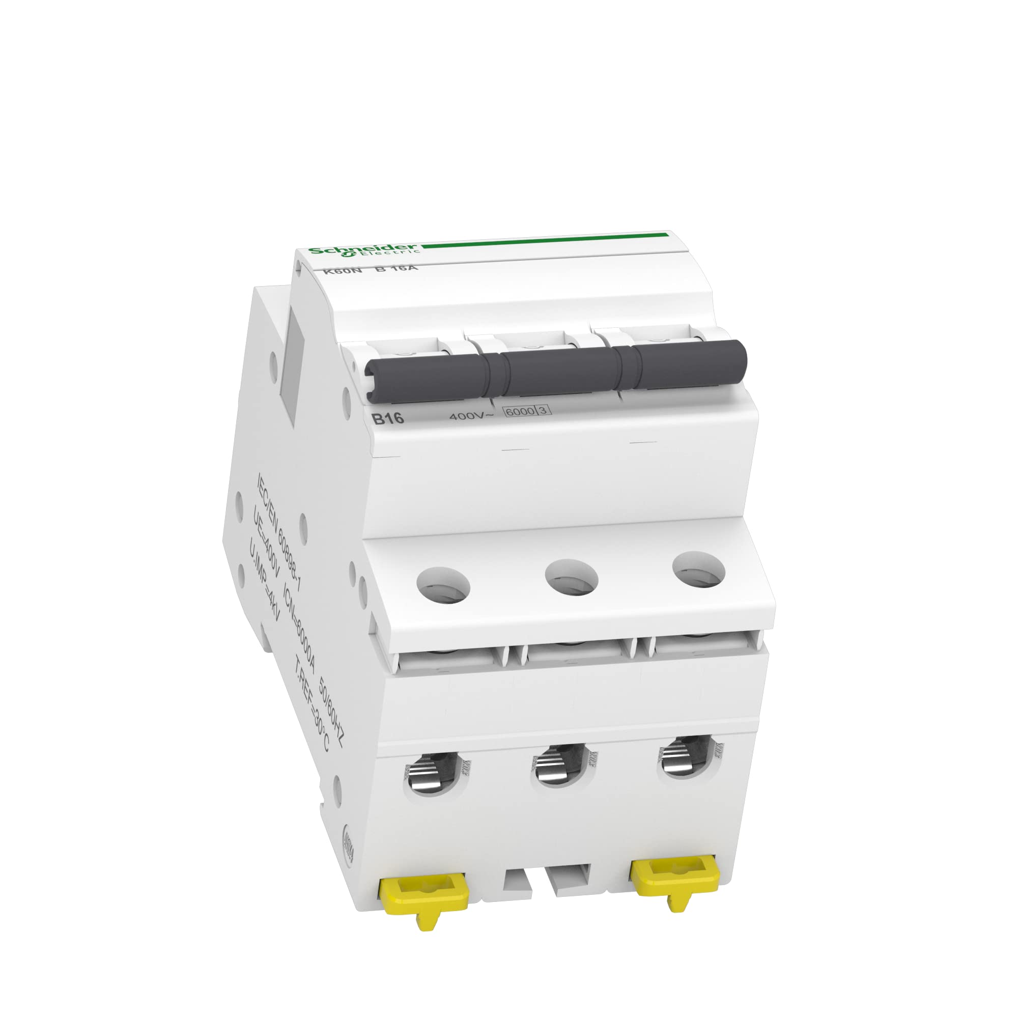 Schneider Electric Leitungsschutzschalter Acti9 K60N, 3-polig, 16A, B-Charakteristik, 6kA, Artikelnummer A9K01316