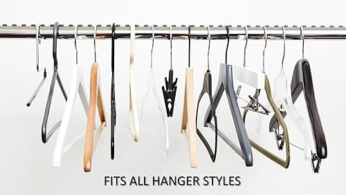 Miniatura 7 de Roomedys Cinta espaciadora para perchas, sistema de división de ropa y ropa, accesorio de barra de armario para organización de ropa, transparente,