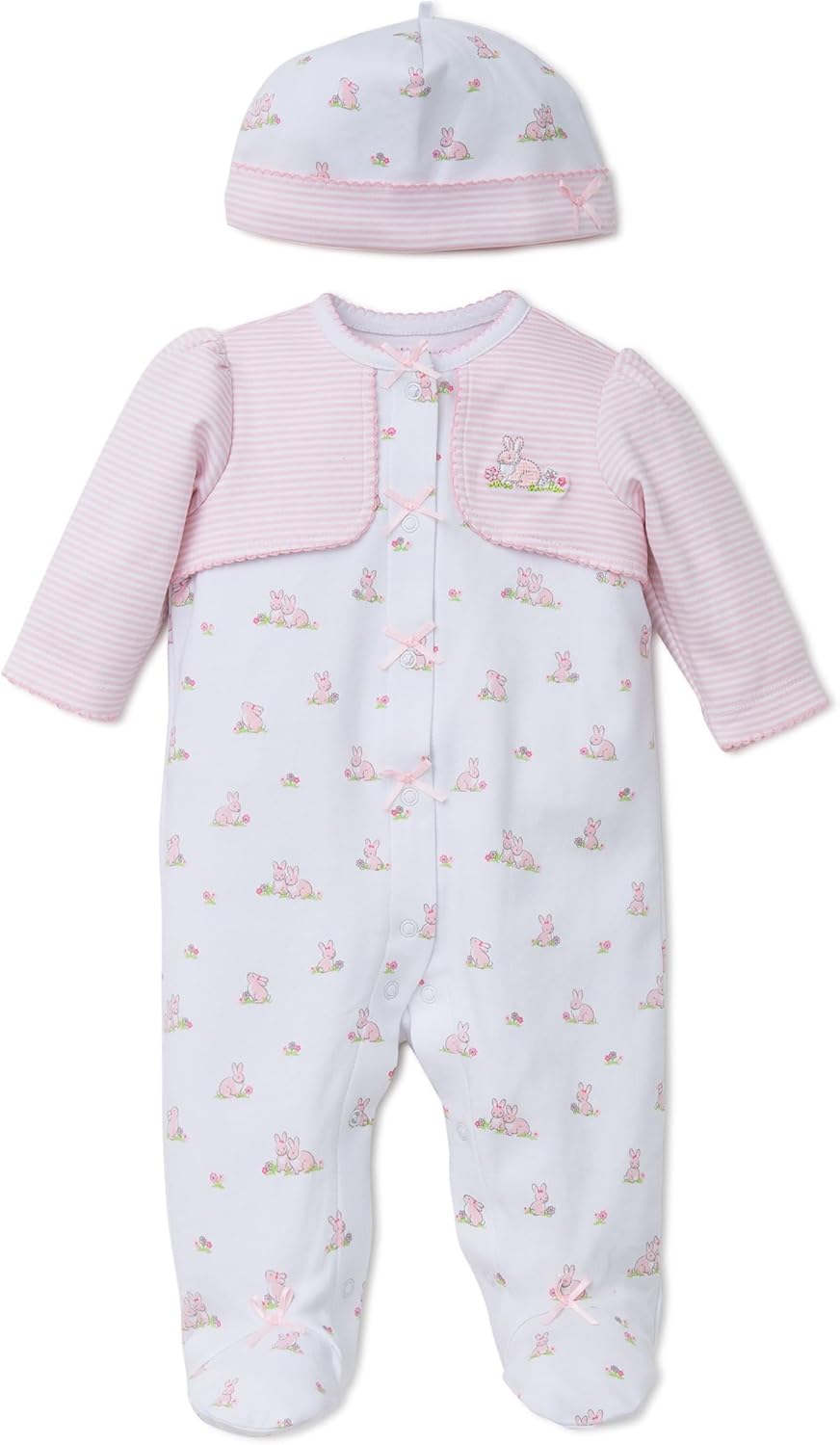 Little Me Baby Girls Footie Little Me Baby Girls Footie