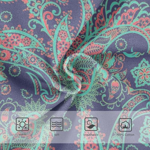 Boys' Exclusive Briefs Toddler Underwear 95% Combed Cotton Boxerbriefs 2T Paisley Pattern 103