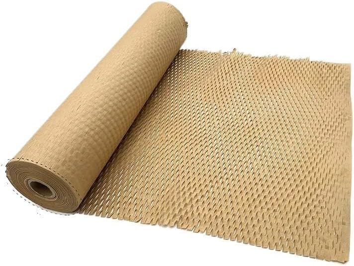 Papier d'emballage en nid d'abeille 10m rouleau de protection écologique pour colis et déménagement