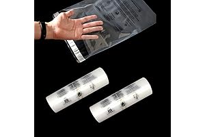 200 Count Clear T-Shirt Packaging Bags 12x15