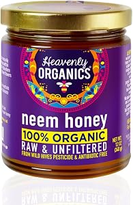 Heavenly Organics - Organic Himalayan Raw Neem Honey - 12 oz.