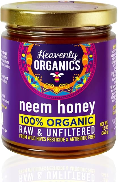 Heavenly Organics - Organic Himalayan Raw Neem Honey - 12 oz.