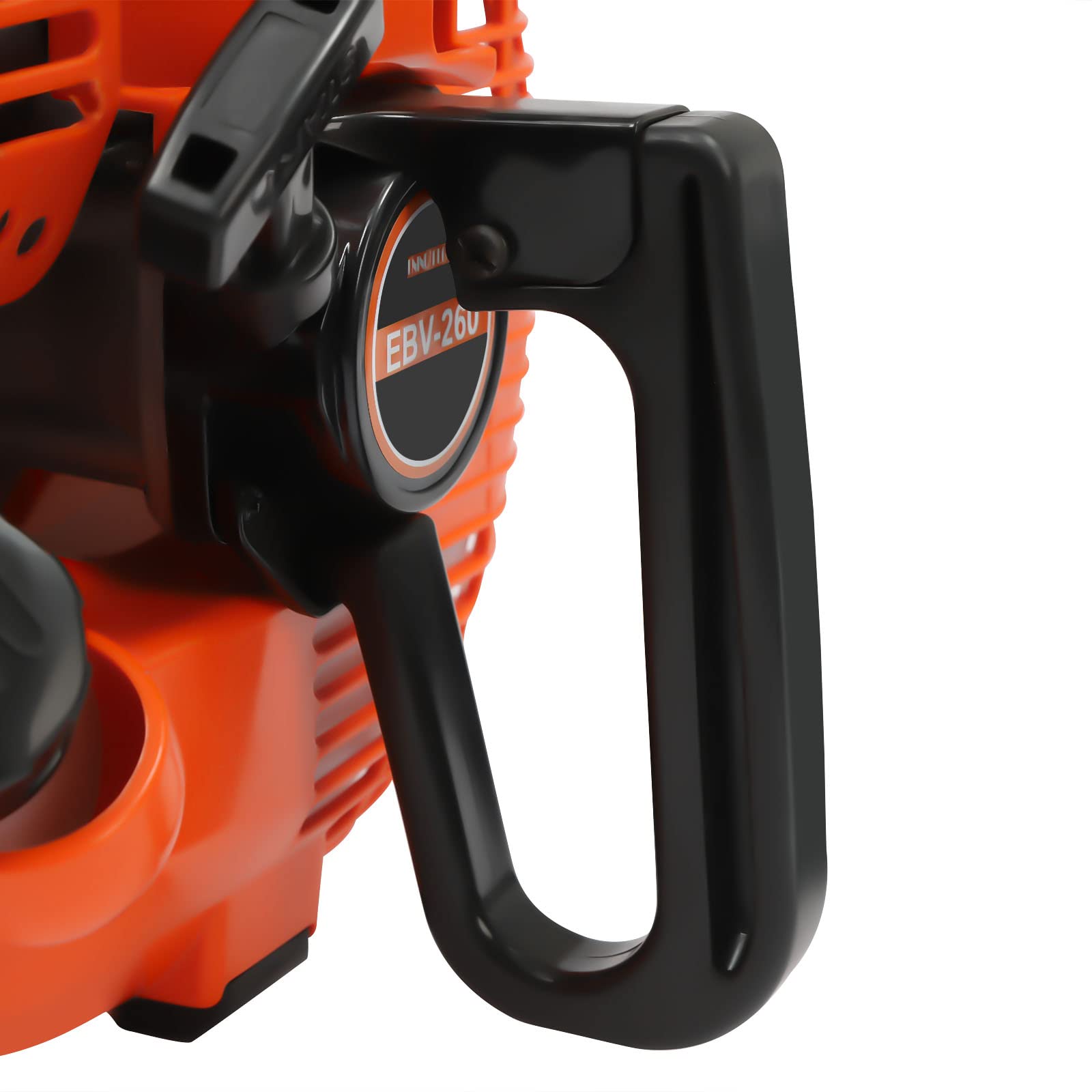 Soffiatore per foglie, 7500 W, aspiratore a benzina, 25,4 CC, 2 tempi, 7000 giri/min, con tubi di soffiaggio e sacco di raccolta, capacità del serbatoio del carburante da 1,2 l, soffiatore a foglia di