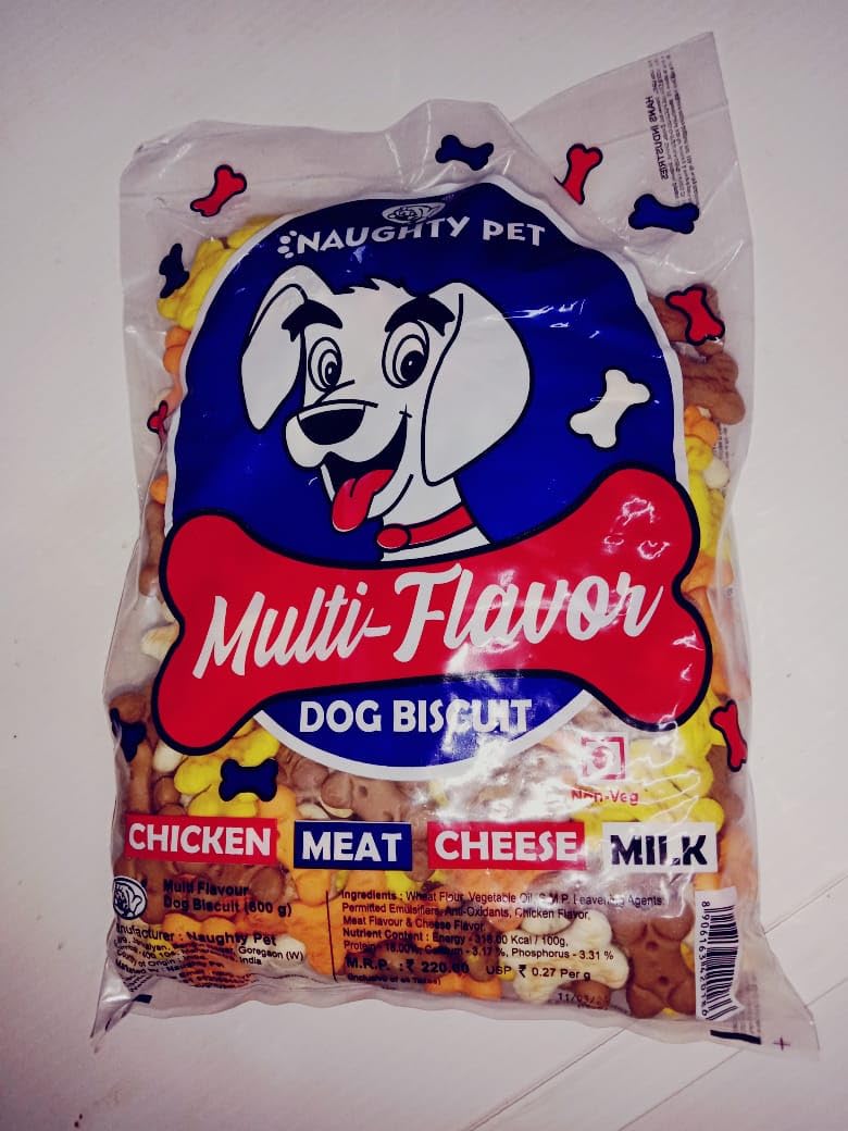 Naughty Pet Dog Treats - Multi Flavour Biscuits (800g) Pack of 2 (B0CZLMP4K7) Amazon Price History, Amazon Price Tracker