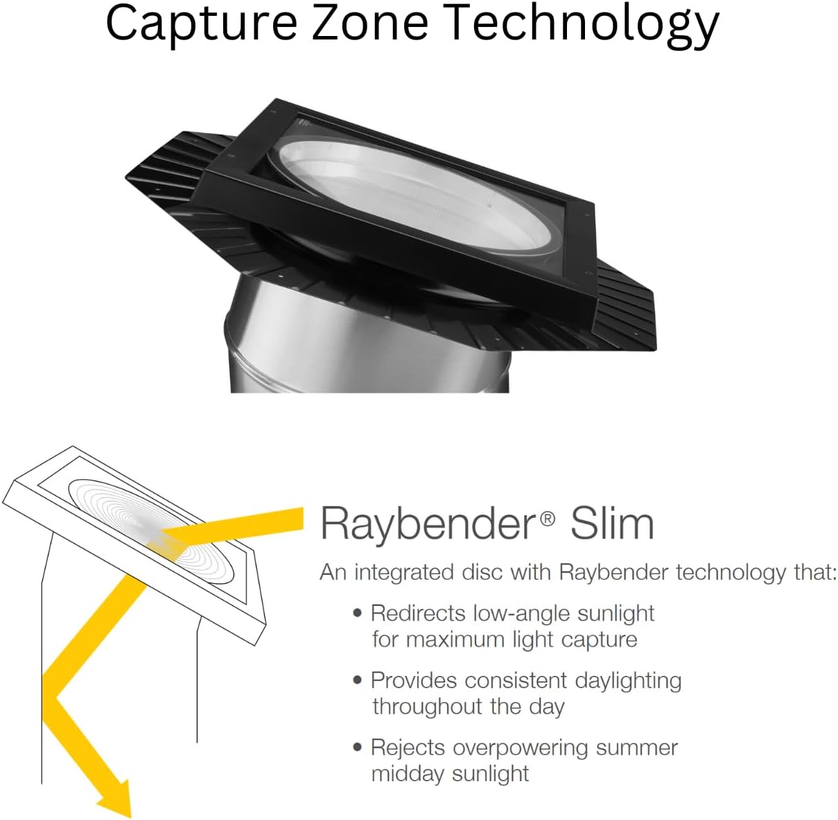 Solatube® 290 DS LP 14-inch Low-Profile Tubular Skylight Kit – Sleek Roof Integration for Kitchens, Garages & High Ceilings – High-Capacity Natural Daylighting Base Kit