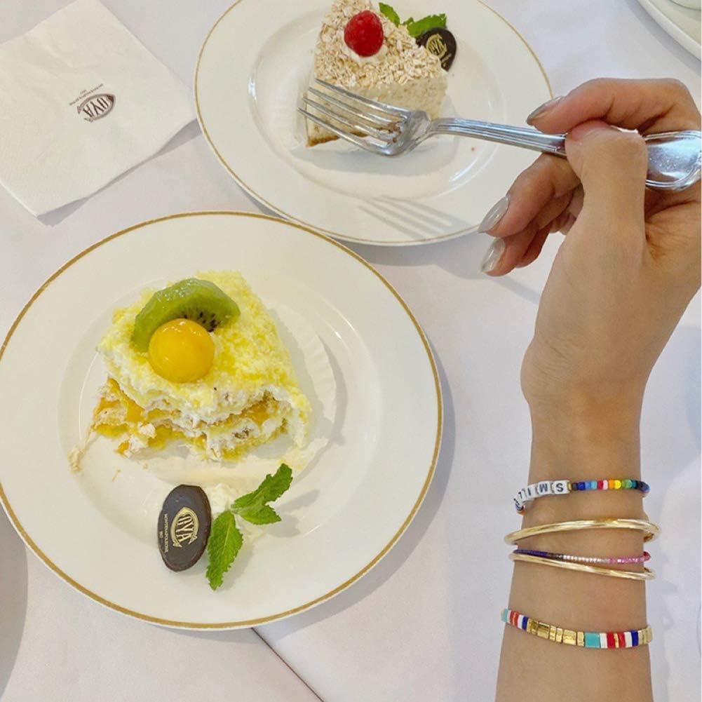 1000 Pcs Letter Beads Acrylic Cube Beads Alphabet Bead Number Bead with Elastic String for Jewelry Making - Image 6