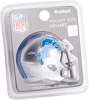 Vista 3 de Riddell NFL Detroit Lions - Casco Pocket Pro, talla única, color del