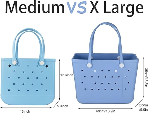 Miniatura 3 de Juyeesm X Large Beach Bag, Oversized Rubber Beach Bag, Washable Open Tote Bag Durable Tote Travel Bags