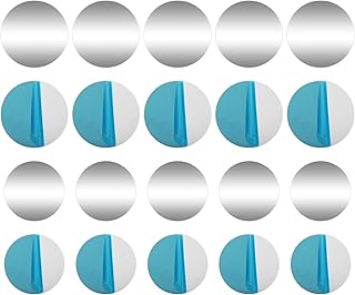 Jeffdad 40Pcs Phone Metal Plates, Round Mobile Phone Magnet Stickers for Magnetic Car Mount, Crafts Wall, and Phone Holder