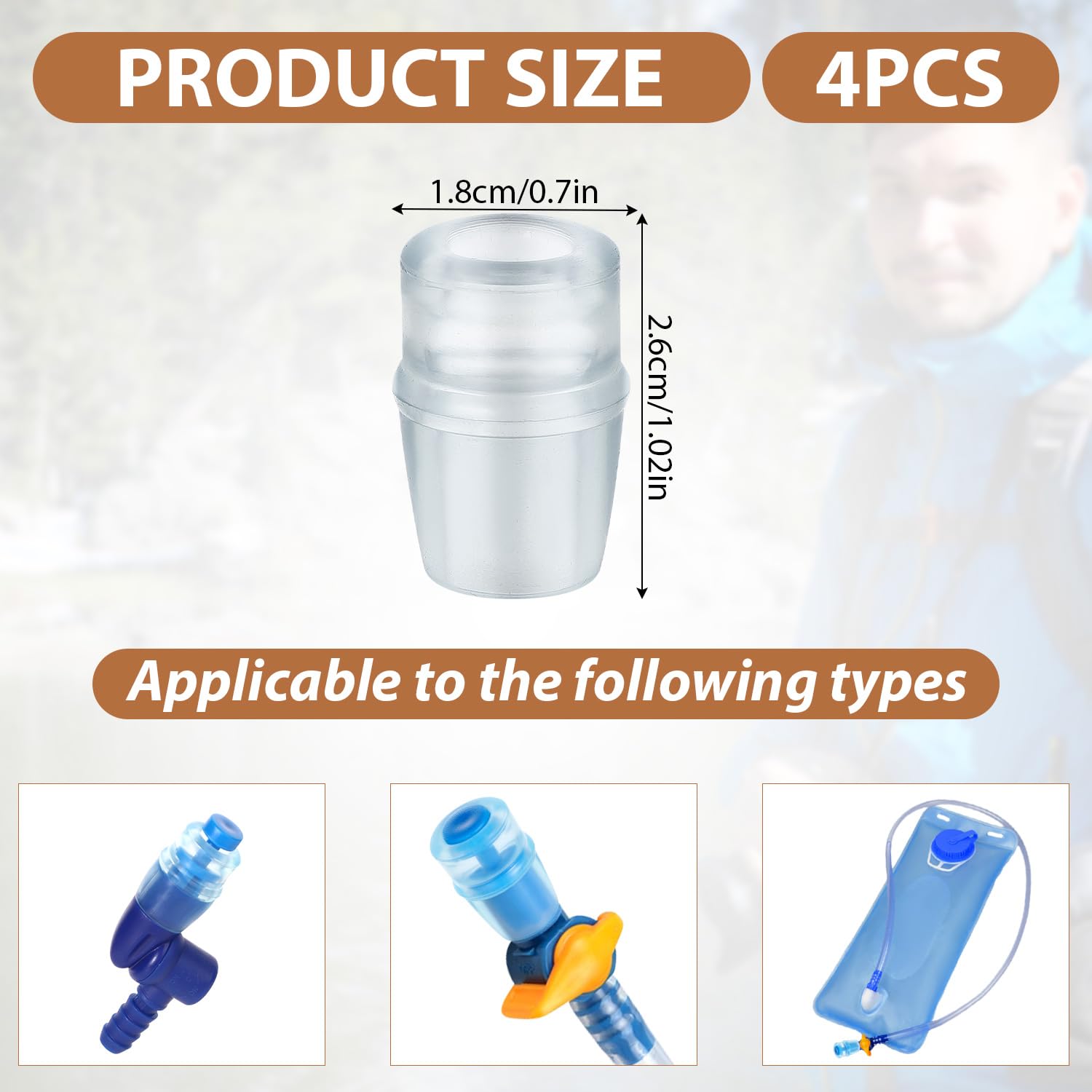 Lot De 4 Gaines De Rechange Pour Valve De Morsure Compatibles Avec Les Poches A Eau Compatibles Avec Les Reservoirs Hydrauliques Osprey Pac~p144729995