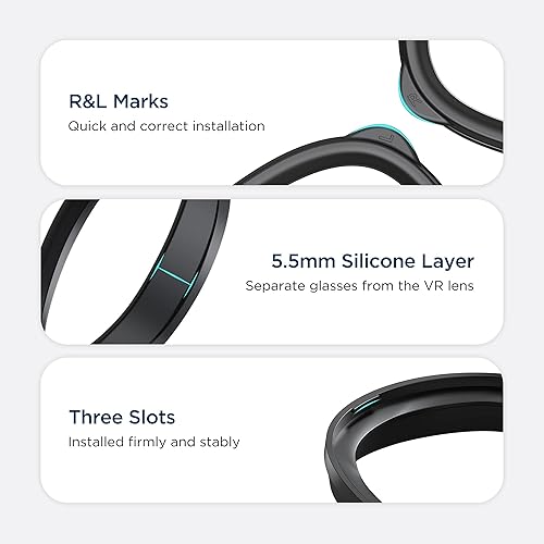 Miniatura 7 de KIWI design Comfort - Correa de cabeza de batería y accesorios protectores de lente compatibles con accesorios Quest 2