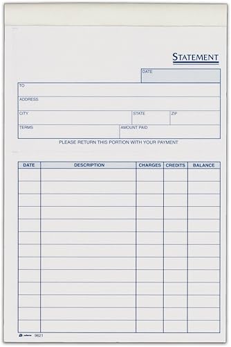 Adams Déclaration Unique Feuilles, 5.63 X 8.44, 100 feuilles, Blanc (9621abf)