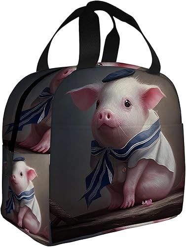 Miniatura 9 de OOZ Rportable - Bolsa de almuerzo para mujeres y hombres, aislada, reutilizable, para oficina, trabajo, picnic, playa, bolsa de almuerzo con