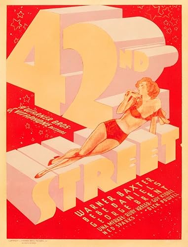 Posterazzi 42Nd Street U.S. Window Card 1933 - Póster impreso de película Masterprint (11 x 17)