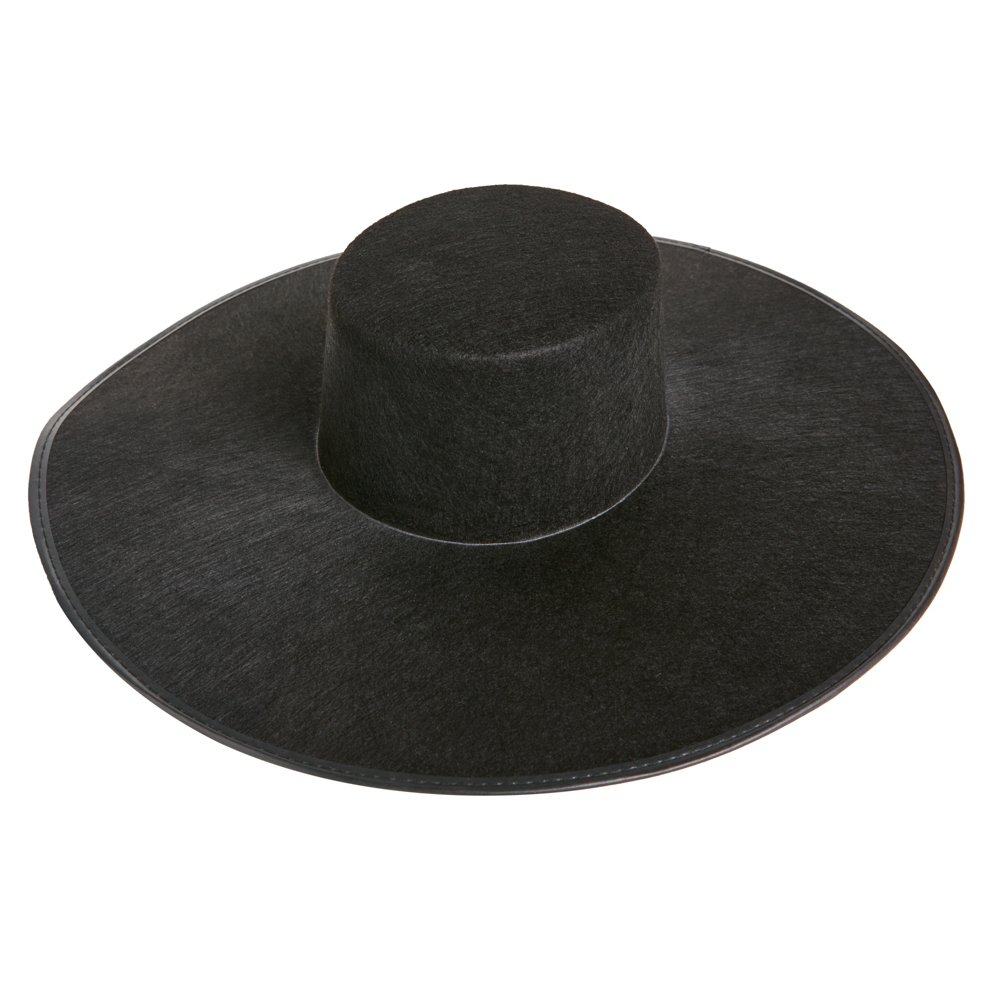 Formation Wide Brim Black Costume Hat 
