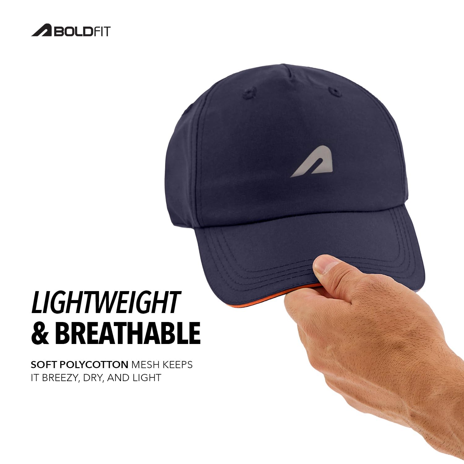 Boldfit Caps for Men Original Caps for Women Lightweight Sports Cap for Sun Protection Breathable Outdoor Hat for Running, Gym, Hiking & Everyday Wear Comfortable Adjustable Cap for All Ages 1