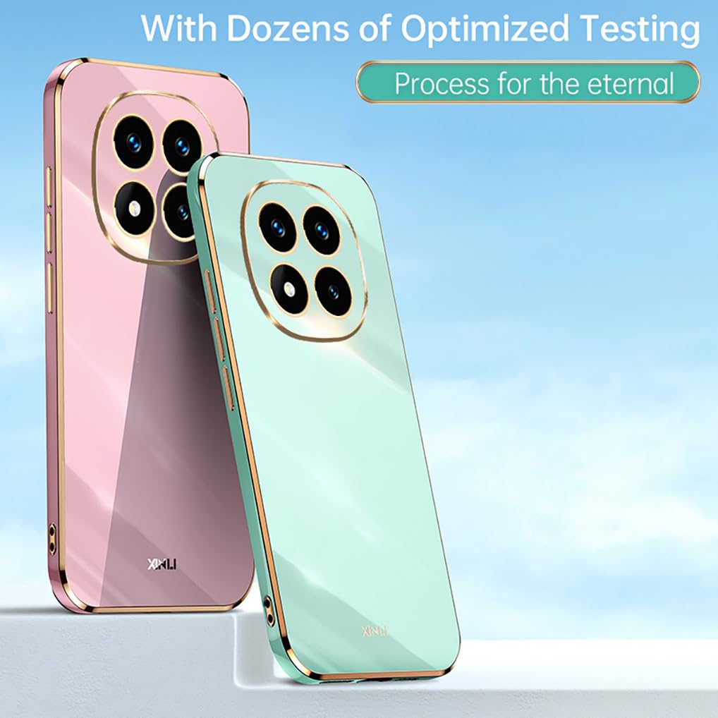 SEAHAI Cover per Xiaomi Poco F5 PRO 5G, Silicone Morbido Ultra Sottile Custodia, Ibrido TPU Cover Cuscino d'Aria Tecnologia Paraurti in Gel Custodia a Protezione Completa - Nero