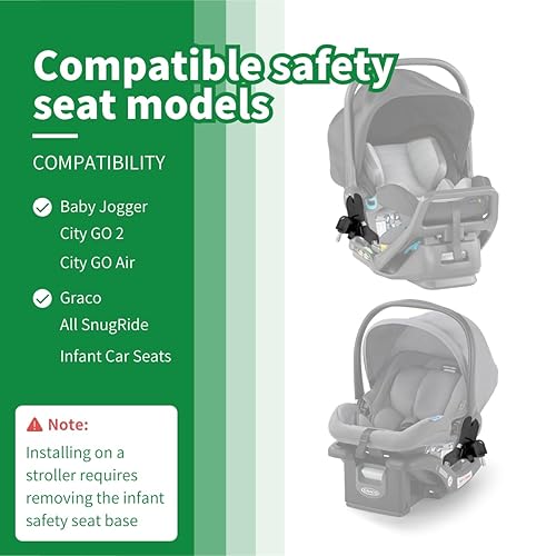 Miniatura 4 de Adaptador de asiento de automóvil Summit X3 para cochecito, entrenador de bebé, compatible con asientos de automóvil infantiles GracoChiccoBritax,