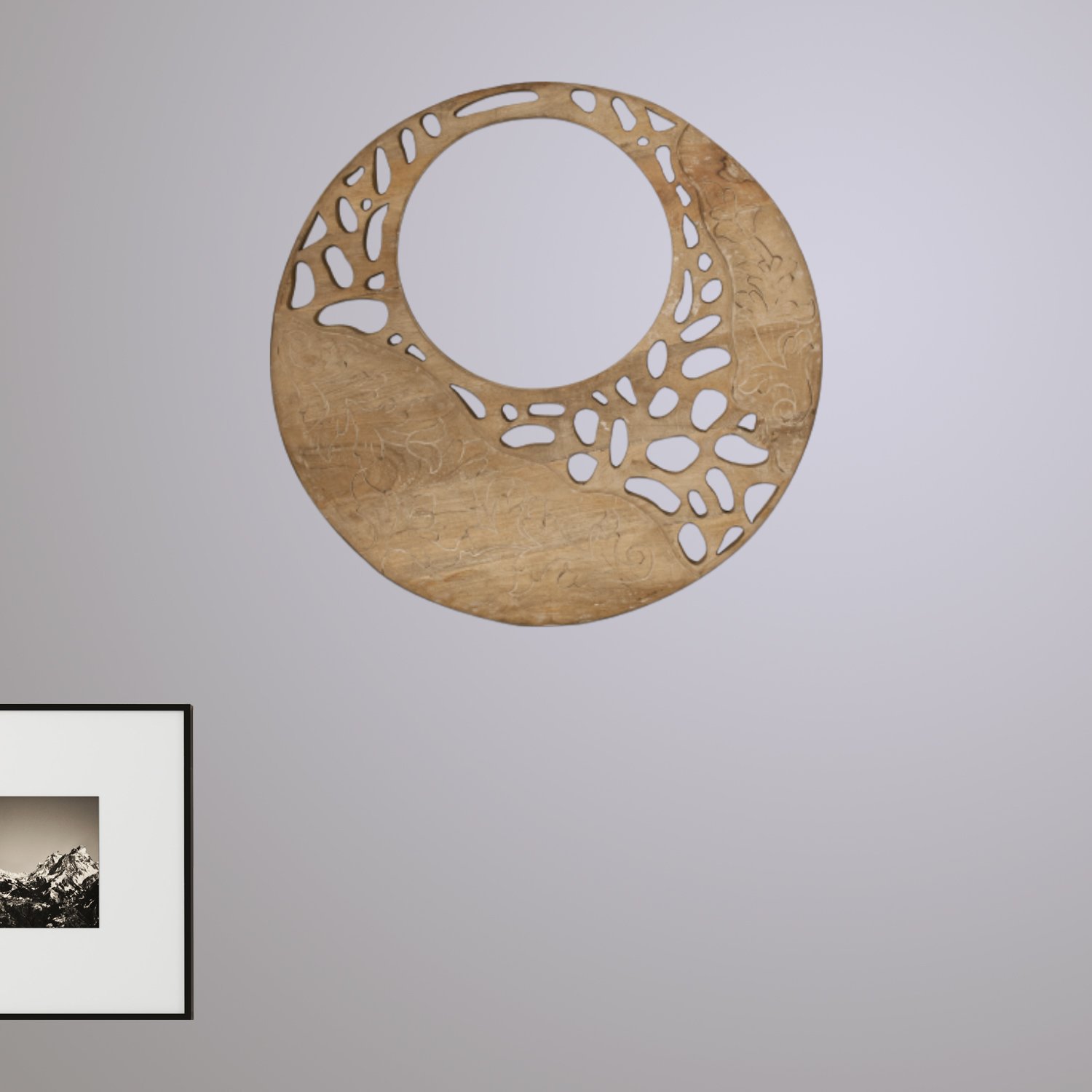 Ujjala Wall Decor Natural Wood Amazon.in Home & Kitchen