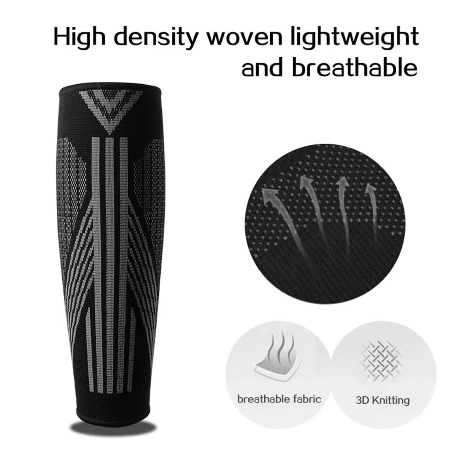 Manchon de Compression Jambe 1 paire de manchons compression for mollets for hommes et femmes, chaussettes sans pieds for coureurs Pour le sport