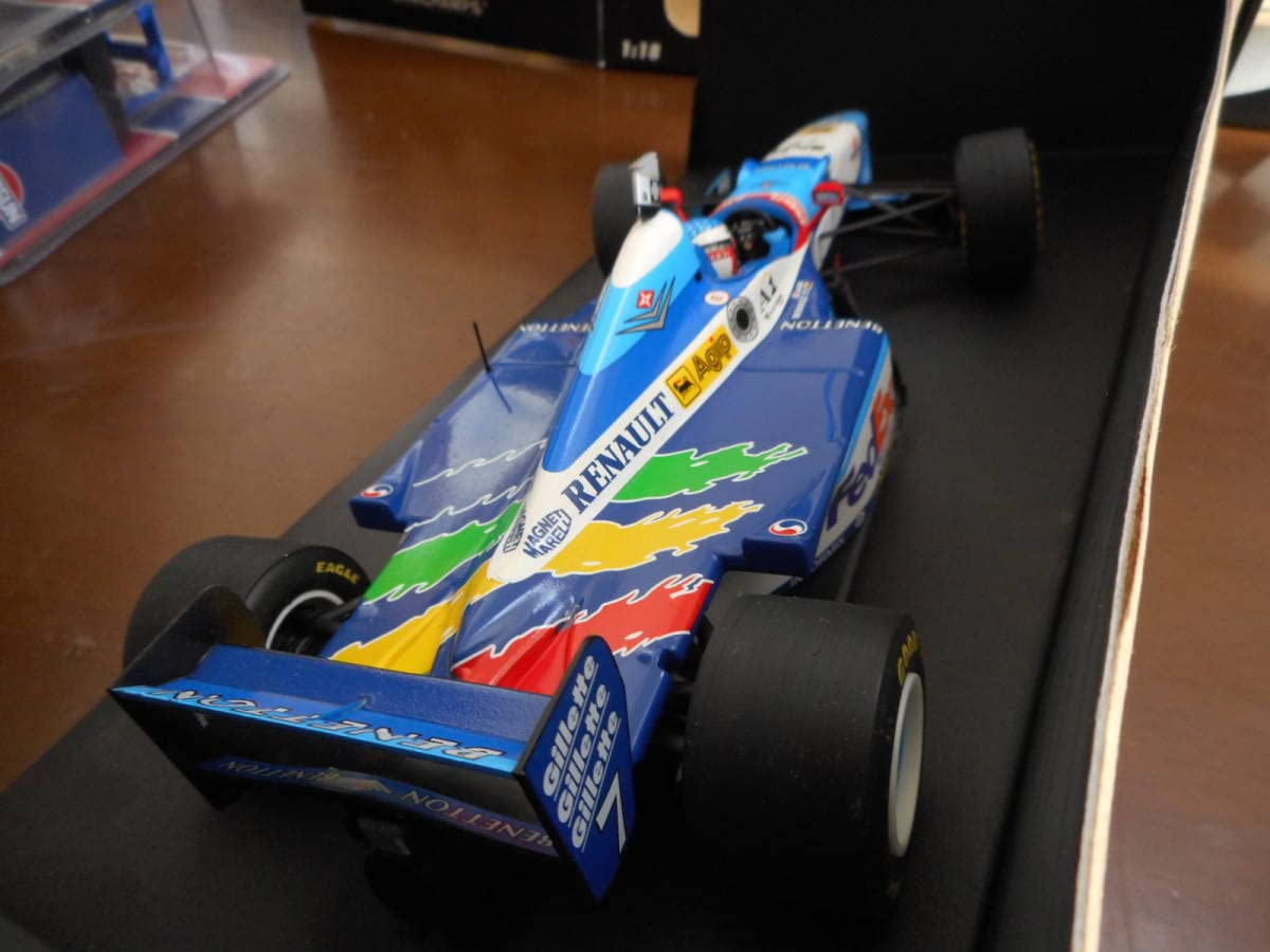 Amazon.co.jp: 1/18 F1 ミニチャンプス ベネトン ルノー B197 