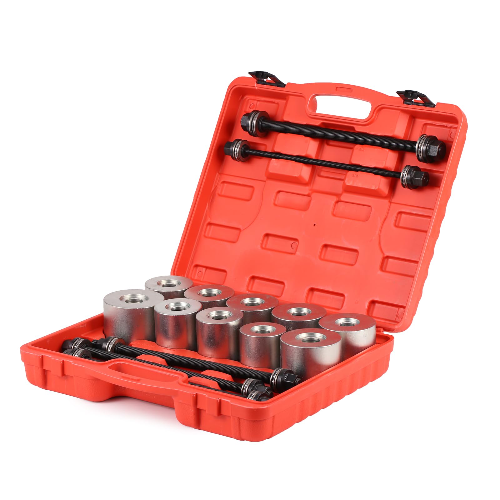27pcs Universal Press and Pull Sleeve Kit, Bushing Bearing and Seals Installation and Removal Tool Kit, Applicable to Vehicles, LCV, HGV Engines