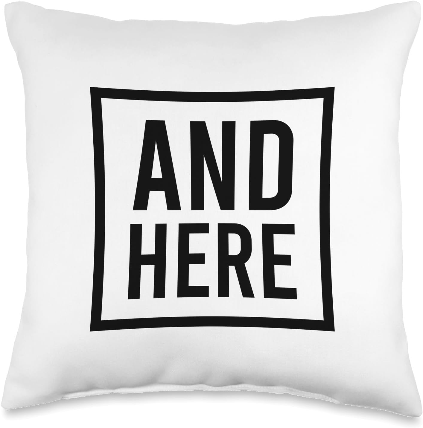 Black White And Here Funny Naughty Adult Couples Lovers Throw Pillow