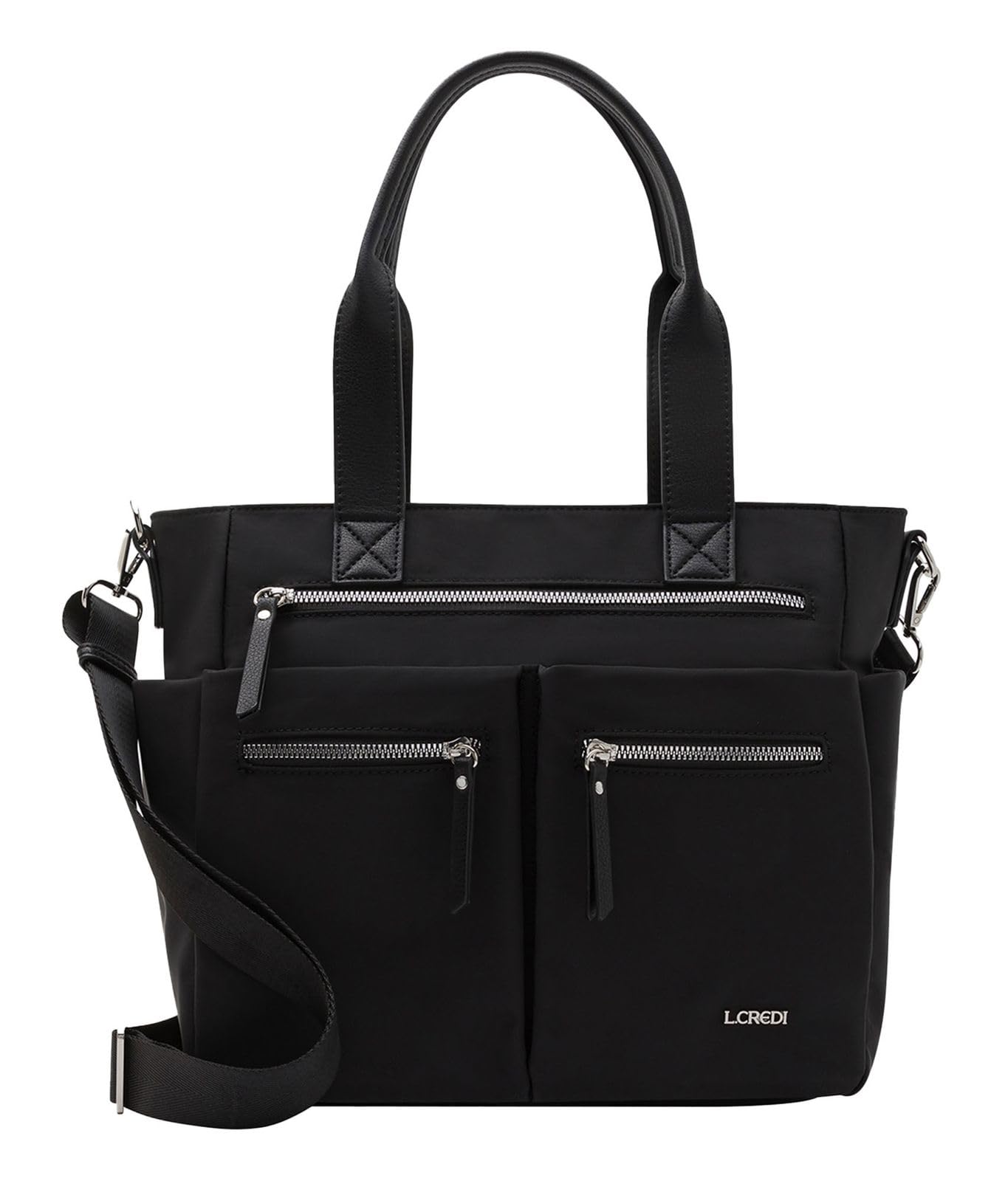 L.Credi bolso shopper Odeta Shopper Black negro