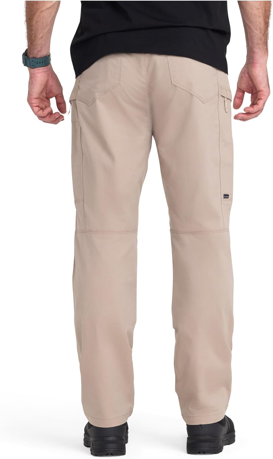 5.11 Tactical Men's Apex Cargo Work Pants, Flex-Tac Stretch Fabric, Gusseted, Water Resistant Finish, Style 74434ABR - Image 5