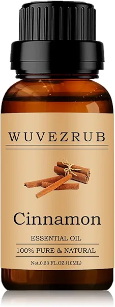 100% Pure and Natural Cinnamon Essential Oil - 10ML Aromatherapy Diffuser - 0.33 Fl Oz