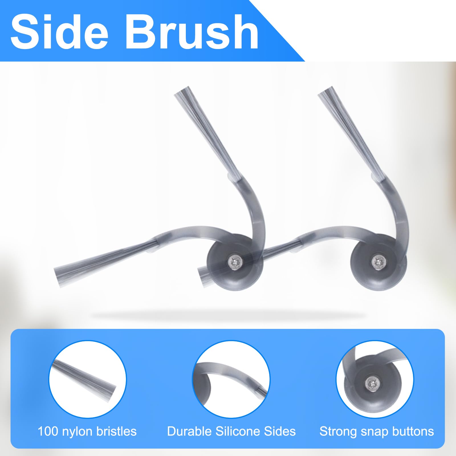 Kit Ricambi Per Roborock Q10 S5/S5+ – 1 Spazzola, 4 Filtri HEPA, 4 Panni, 6 Sacchetti, 6 Spazzole Laterali