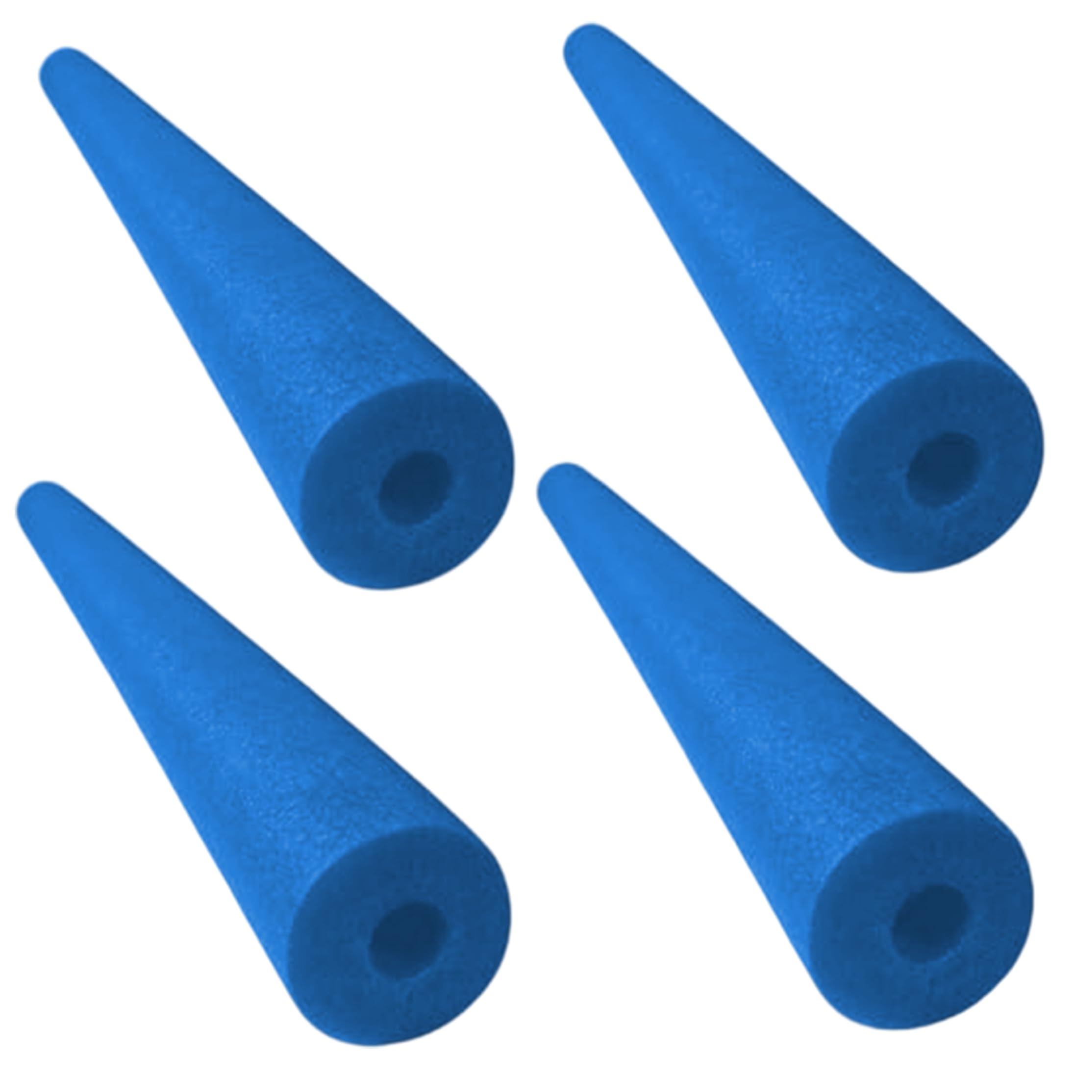 Pool Noodles Foam, confezione da 4 noodles in schiuma, grande aiuto per il nuoto, morbidi e leggeri per i giochi d'acqua dei bambini, 6 x 150 cm, blu